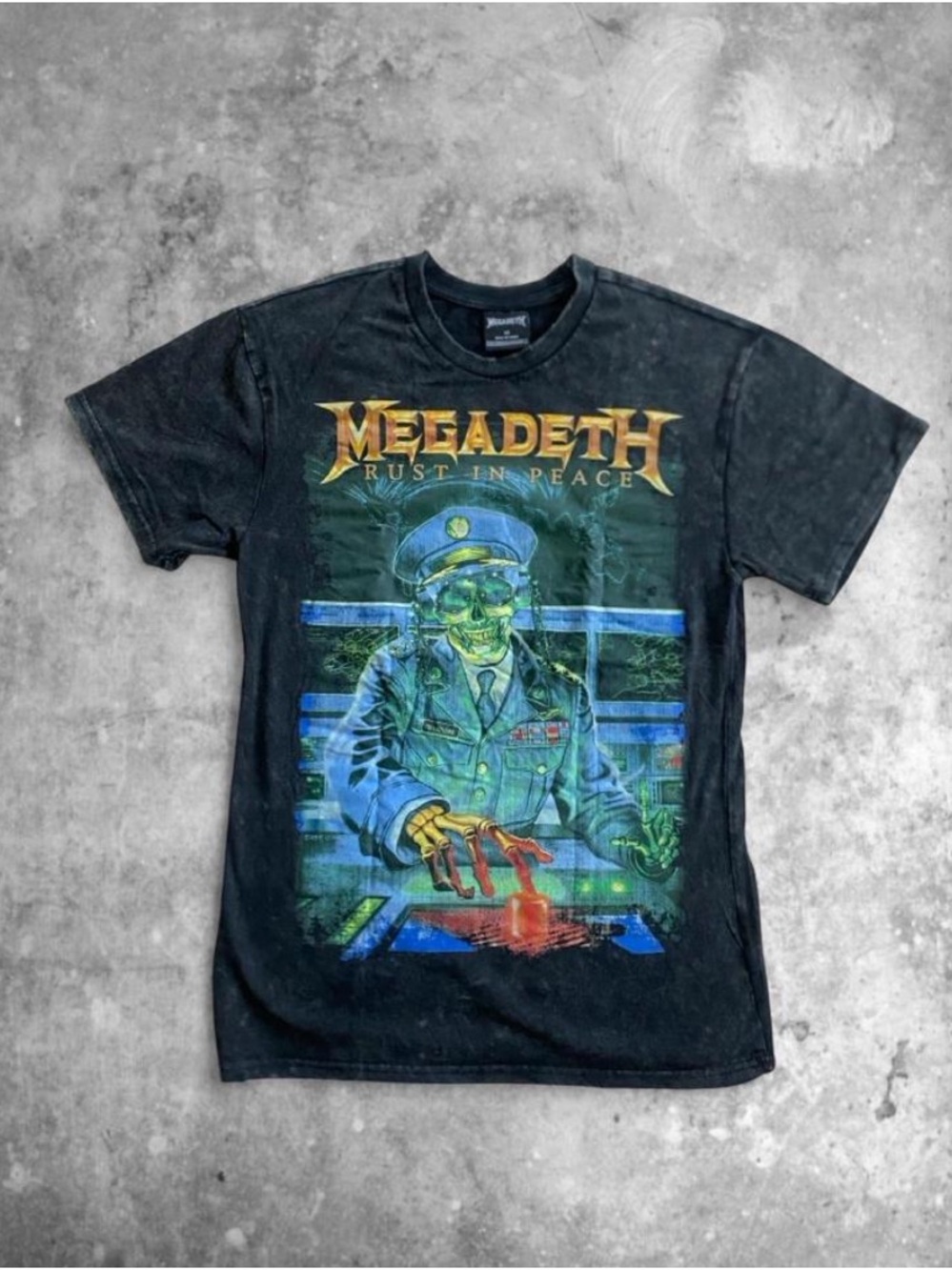 Megadeth 'Rust In Peace' Graphic Tee - Black